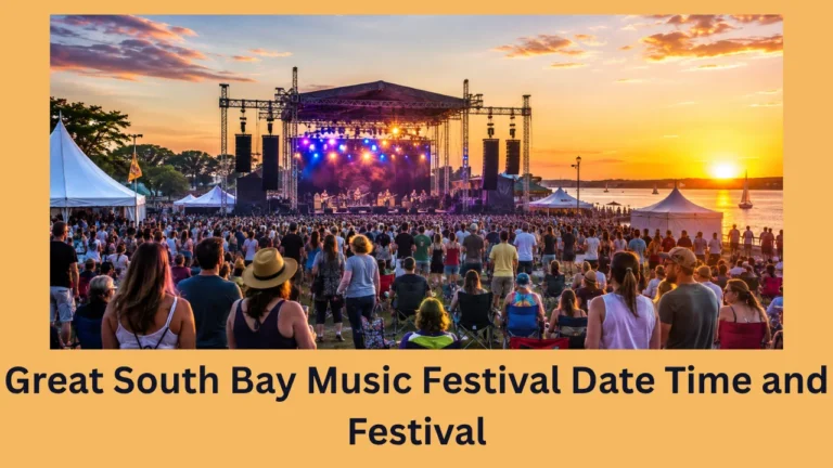 Great South Bay Music Festival Date Time and Festival